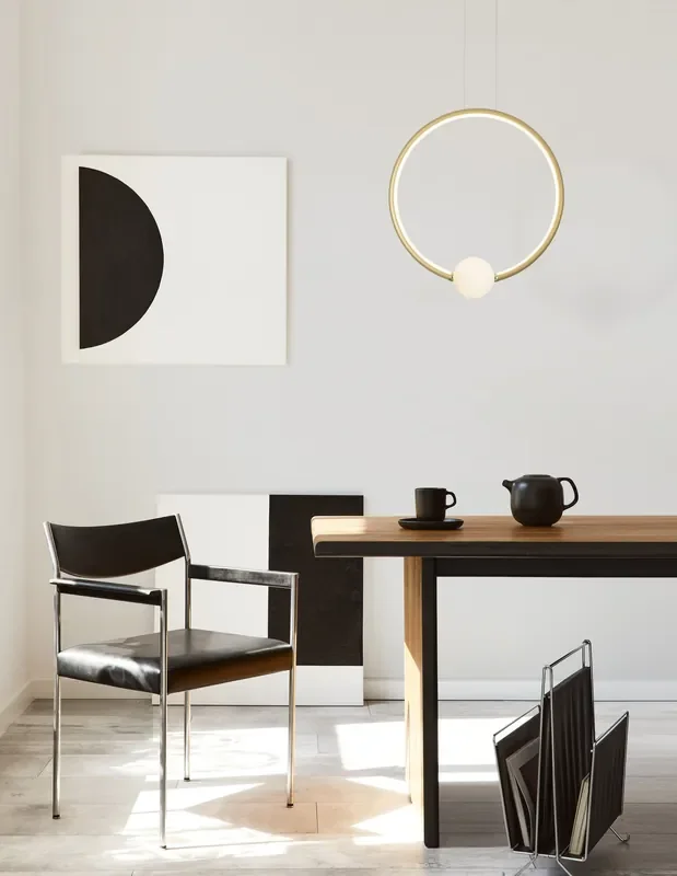 Zertifiziert Nova Luce CELIA LED Pendelleuchte Satin 29W Warmweiss 43x10x120cm dimmbar 9820604